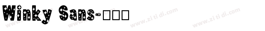 Winky Sans字体转换